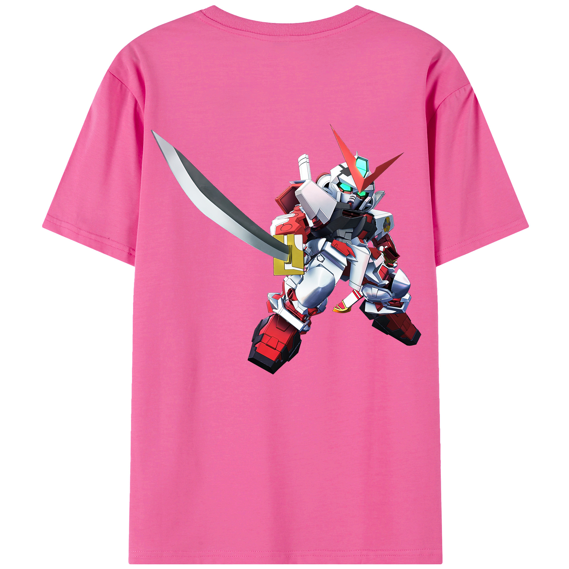 （画像用） 機動戦士ガンダム Mobile Suit Gundam レディース半袖Tシャツ(バックプリント)